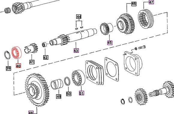 Mahindra Tractor Bearing 005554893R91 Mahindra Direct Parts