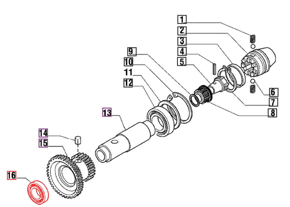 Mahindra Tractor Bearing 006500559C1 Mahindra Direct Parts