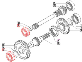 Mahindra Tractor Bearing 006500706C1 Mahindra Direct Parts