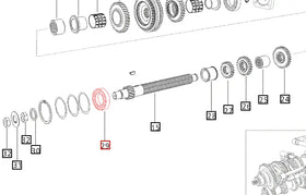 Mahindra Tractor Bearing 006505605D1 Mahindra Direct Parts
