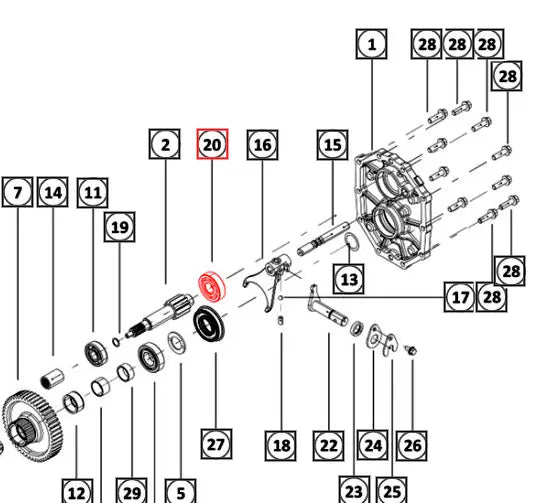 Mahindra Tractor Bearing 006505646D1 Mahindra Direct Parts