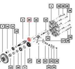 Mahindra Tractor Bearing 006505646D1