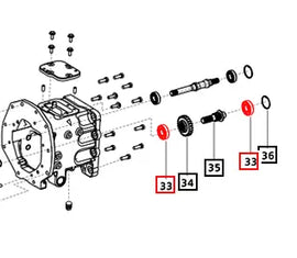 Mahindra Tractor Bearing 006505646D1 Mahindra Direct Parts