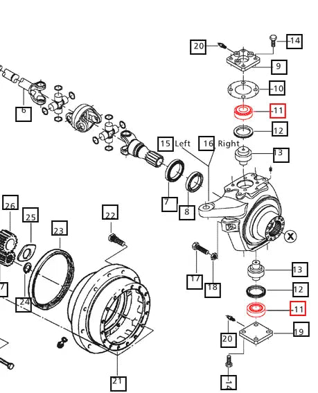 Mahindra Tractor Bearing 006506167C1 Mahindra Direct Parts