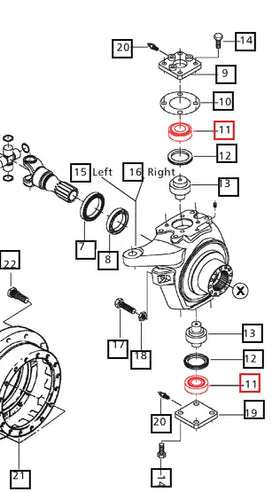Mahindra Tractor Bearing 006506168C1 Mahindra Direct Parts