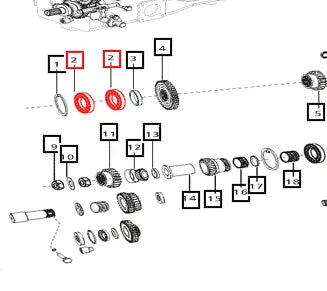Mahindra Tractor Bearing 006506616D1 Mahindra Direct Parts