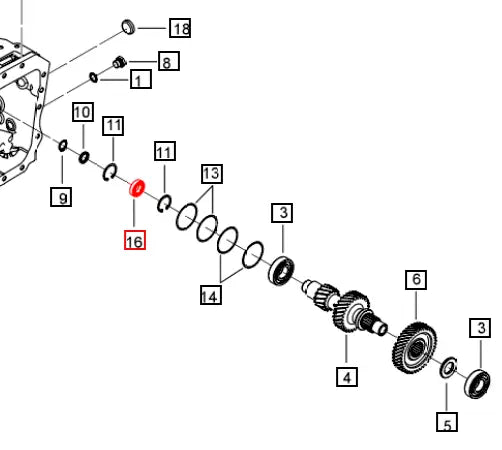 Mahindra Tractor Bearing 006516217V1 Mahindra Direct Parts