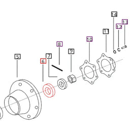 Mahindra Tractor Bearing 007500054C91 Mahindra Direct Parts