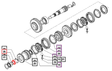 Mahindra Tractor Bearing - 025807 006500599C1 Mahindra Direct Parts