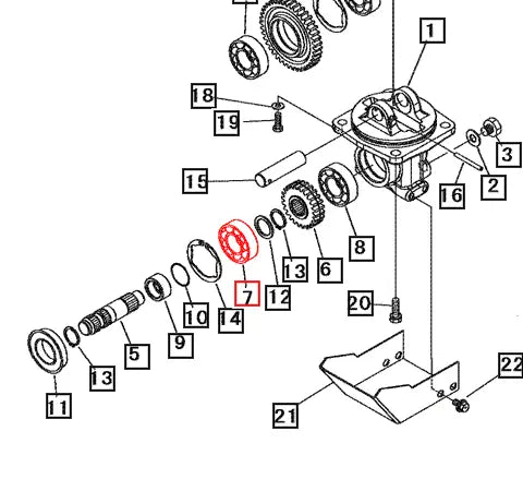 Mahindra Tractor Bearing 07500062050 Mahindra Direct Parts