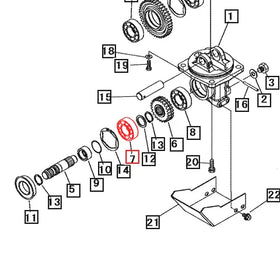Mahindra Tractor Bearing 07500062050 Mahindra Direct Parts