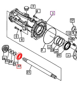 Mahindra Tractor Bearing 07500063050 Mahindra Direct Parts