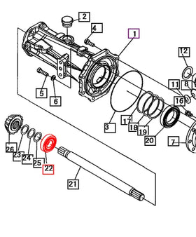 Mahindra Tractor Bearing 07500063050 Mahindra Direct Parts