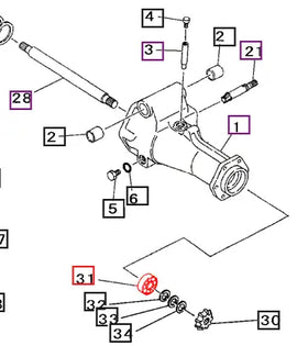 Mahindra Tractor Bearing 07500063050 Mahindra Direct Parts