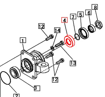 Mahindra Tractor Bearing 07700130205 Mahindra Direct Parts