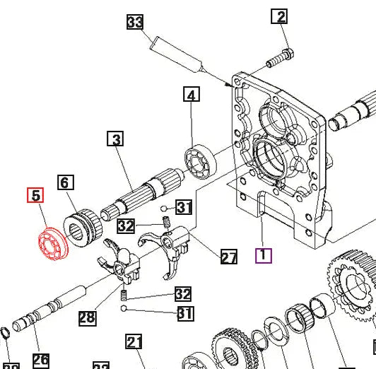 Mahindra Tractor Bearing 10451286000 Mahindra Direct Parts