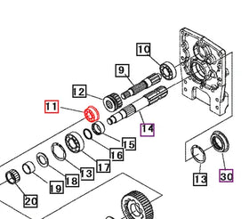 Mahindra Tractor Bearing 10451286000 Mahindra Direct Parts