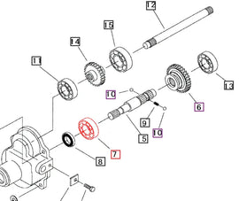 Mahindra Tractor Bearing 6204 07500062040 Mahindra Direct Parts