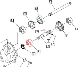 Mahindra Tractor Bearing 6204 07500062040 Mahindra Direct Parts
