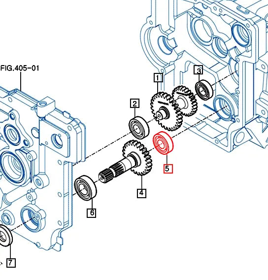 Mahindra Tractor Bearing 6205 V6001106205 Mahindra Direct Parts