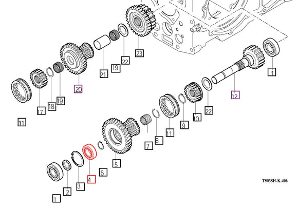 Mahindra Tractor Bearing 6205 V6001106205 Mahindra Direct Parts