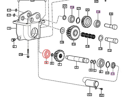Mahindra Tractor Bearing 6303 V6001106303 Mahindra Direct Parts
