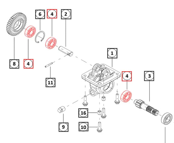 Mahindra Tractor Bearing 6304 MF01850000800 Mahindra Direct Parts