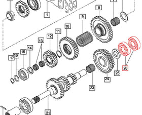 Mahindra Tractor Bearing 6305 V6001106305 Mahindra Direct Parts