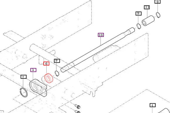Mahindra Tractor Bearing 6904 V6001306004 Mahindra Direct Parts