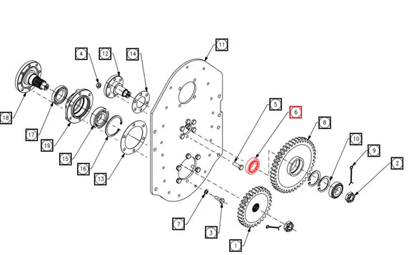 Mahindra Tractor Bearing CQSX09000010N-FM Mahindra Direct Parts
