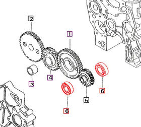 Mahindra Tractor Bearing MD712517 Mahindra Direct Parts