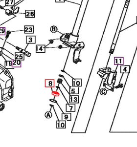 Mahindra Tractor Bearing NSK424 6004DU 07500560044 Mahindra Direct Parts