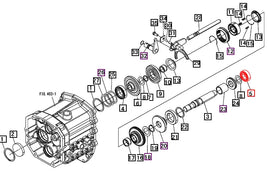 Mahindra Tractor Bearing - Transmission Shaft 07520662050 Mahindra Direct Parts