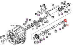 Mahindra Tractor Bearing - Transmission Shaft 07520662050