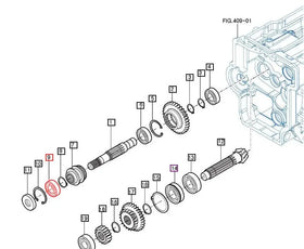 Mahindra Tractor Bearing V6001106004 Mahindra Direct Parts