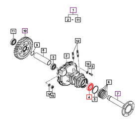 Mahindra Tractor Bearing V6001106211 Mahindra