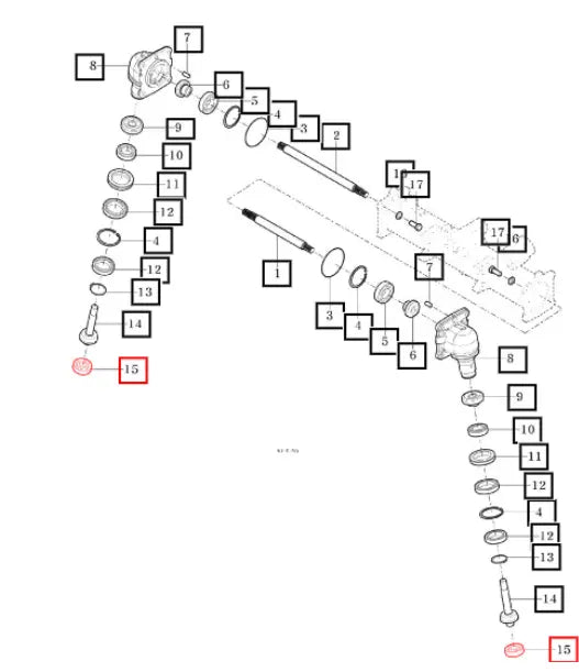 Mahindra Tractor Bearing V6001106304 Mahindra