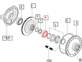 Mahindra Tractor Bearing V6001106310 Mahindra Direct Parts