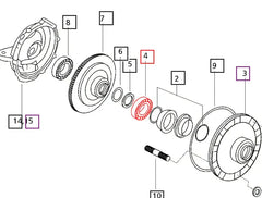 Mahindra Tractor Bearing V6001106310