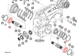 Mahindra Tractor Bearing V6001106310 Mahindra Direct Parts