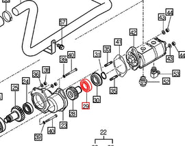 Mahindra Tractor Bearing V6001162032 Mahindra Direct Parts