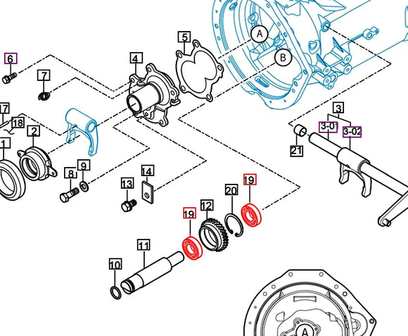 Mahindra Tractor Bearing V6041106004 Mahindra Direct Parts