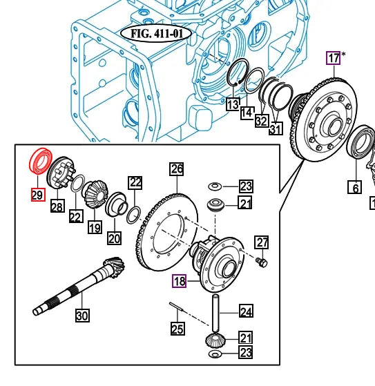 Mahindra Tractor Bearing V6041106009 Mahindra Direct Parts