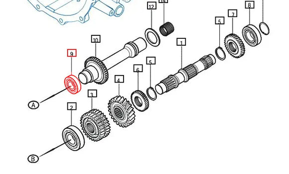 Mahindra Tractor Bearing V6041106205 Mahindra Direct Parts