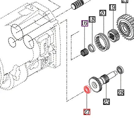 Mahindra Tractor Bearing V6041106205 Mahindra Direct Parts