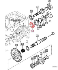 Mahindra Tractor Bearing V6041106207