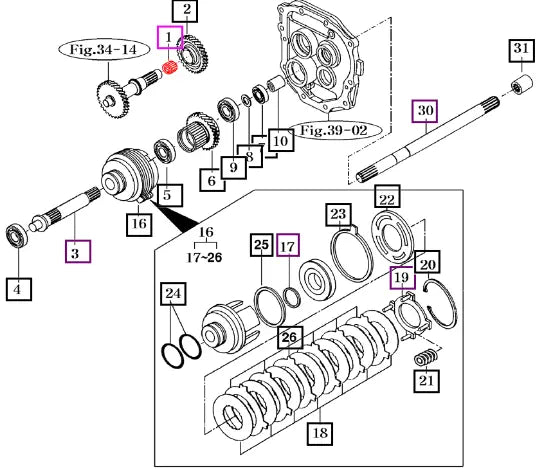 Mahindra Tractor Bearing , Needle.roller Kt303524 V6544303524 Mahindra Direct Parts