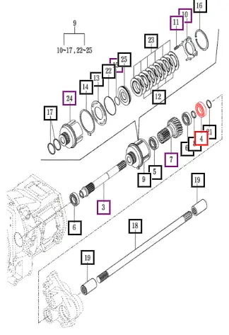 Mahindra Tractor Bearing-nj305et 17402210070 Mahindra Direct Parts