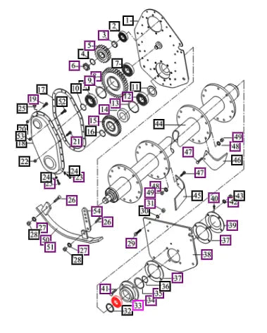 Mahindra Tractor Bearing, Ball ANS121006208 Mahindra Direct Parts
