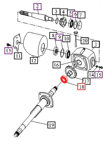 Mahindra Tractor Bearing, Ball ANS122006207 Mahindra Direct Parts